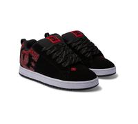 DC Shoes Court Graffik - Low-Top Shoes for Men, Skateboardschuhe, Schwarz (Black/Black/Black 3BK), 36 EU (3 UK)