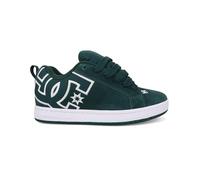 Sneaker DC SHOES "Court Graffik", Herren, Gr. 7(39), dunkelgrün, weiß, Obermaterial:Obermaterial: Leder (Kuh) / Futter: Textil / Außensohle: Gummi;, Schuhe Sneaker (53598362-7) dunkelgrün, weiß