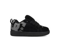 Sneaker DC SHOES "Court Graffik Se", Kinder, Gr. 11(28), schwarz, schwarz, grau, Obermaterial:87, 6% Leder, 12% Synthetik, 0, 4% Microfaser;, Schuhe Sneaker (86447603-11) schwarz, schwarz, grau