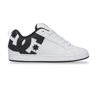 Sneaker DC SHOES "Court Graffik", Damen, Gr. 6(37), weiß, schwarz, Obermaterial:55, 91% Leder, 38, 75% Synthetik, 5, 34% Microfaser;, Schuhe Sneaker (15416533-6) weiß, schwarz