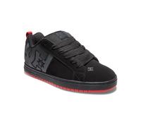 Sneaker DC SHOES "Court Graffik" Gr. 12,5(46,5), schwarz, Leder- oder Textilobermaterial [abhängig von Farbe] Leichte Mesh-Zunge Schuhkragen und Zunge, die für extra Komfort und Unterstützung mit Scha