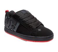 Sneaker DC SHOES "Court Graffik" Gr. 12,5(46,5), schwarz, Leder- oder Textilobermaterial [abhängig von Farbe] Leichte Mesh-Zunge Schuhkragen und Zunge, die für extra Komfort und Unterstützung mit Scha