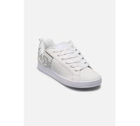 DC Shoes Damen Court Graffik Sneaker, White/M Silver, 40 EU