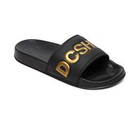 DC Shoes Damen DC Slide SE Badeschuhe, Schwarz (Black/Gold Bg3)