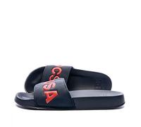 DC Shoes DC SLIDE, Badeschuhe, Blau (NAVY/RED NRD), 40.5 EU (7 UK)