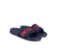 DC Shoes DC SLIDE, Badeschuhe, Blau (NAVY/RED NRD), 40.5 EU (7 UK)