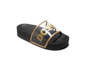 DC Shoes DC Slide Platform SE - Platform Slider Sandals for Women - Plateau-Badeschuhe - Frauen - 37 - Schwarz