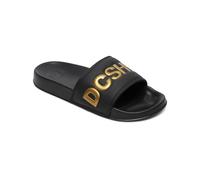 DC Shoes Damen DC Slide SE Badeschuhe, Schwarz (Black/Gold Bg3)