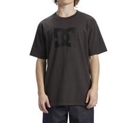 T-Shirt DC SHOES "DC Star Pigment Dye", Jungen, Gr. XL, schwarz (schwarz enzyme wash), Obermaterial: 75% Baumwolle, 25% Baumwolle., Shirts T-Shirt (28576909-XL) schwarz enzyme wash