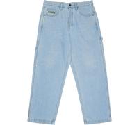 Straight-Jeans DC SHOES "Baggy", Herren, Gr. 38(XXL) / Länge 34(L), Länge 34, indigo light, Obermaterial: 75% Walkfrottier, 25% Walkfrottier;, Jeans Straight-Jeans (64444826-38) indigo light