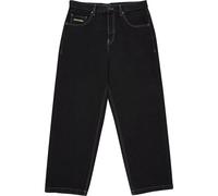Boyfriend-Jeans DC SHOES "Baggy", Herren, Gr. 32(M) / Länge 32(M), Länge 34, schwarz tint, Obermaterial: 75% Walkfrottier, 25% Walkfrottier;, Jeans (34695834-32) schwarz tint