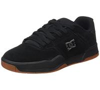 DC Shoes Herren Central - Leather Shoes Sneaker, Schwarz, 38.5 EU