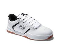 DC Shoes Herren Central Sneaker, White/Black/Gum, 44 EU