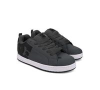 DC Shoes Herren Court Graffik Skate-Schuh, Dunkelgrau/Schwarz/Weiß, 39 EU