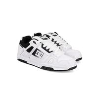 DC Shoes Herren Court Graffik Skate-Schuh, Weiß/Schwarz/Schwarz, 39 EU