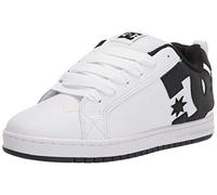 DC Shoes Herren Court Graffik Skate-Schuh, Weiß/Schwarz/Schwarz, 43 EU