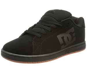 DC Shoes Herren Gaveler - Leather Shoes Sneaker, Black Gum, 40.5 EU