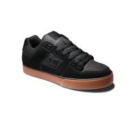 DC Shoes Herren Pure-Leather Shoes for Men Sneaker, Black/Gum, 44.5 EU