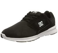 DC Shoes Sneaker Skyline – leichte Herrenschuhe, Leder/Textil/Gummi – Schwarz/Weiß Gr. 40