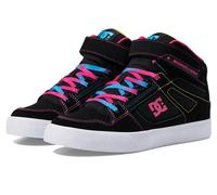 DC Shoes Jungen DC Pure High Top Ev Skateschuhe mit Knöchelriemen und elastischen Schnürsenkeln, Mehrfarbig/Meereswellen (Ocean Tides), 4.5 Big Kid