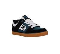 Sneaker DC SHOES "Pure", Kinder, Gr. 1(32), schwarz, weiß, emerald, Obermaterial: Leder / Futter: Textil / Außensohle: Gummi, Schuhe (95473365-1) schwarz, weiß, emerald