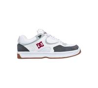 Skateschuh DC SHOES "Kalynx Zero", Herren, Gr. 10 (43), bunt (weiß, grau, rot), Obermaterial:Obermaterial: Leder (Kuh) / Futter: Textil / Außensohle: Gummi;, Schuhe Skateschuh (91558520-10)