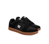 Schnürschuh DC SHOES "Manteca", Herren, Gr. 12(46), schwarz, gum, Obermaterial:Obermaterial: Leder (Kuh) / Futter: Textil / Außensohle: Gummi;, Schuhe Schnürschuh (99145801-12) schwarz, gum