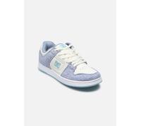 Sneaker DC SHOES "Manteca 4", Damen, Gr. 8(39), weiß (blau, weiß), 53.02% Leder, 46.98% Synthetikmaterial, Schuhe Sneaker (36321917-8) blau, weiß