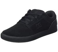 DC Shoes Men's Crisis 2 Suede Black/Black/Black (3bk) Low Top Sneaker Shoes 9.5