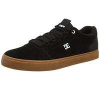 Sneaker DC SHOES "Hyde" Gr. 8,5(41), schwarz (schwarz, gum), Obermaterial: Leder / Futter: Textil / Außensohle: Gummi, Schuhe Skaterschuh Sneaker low (33444920-8,5) schwarz, gum