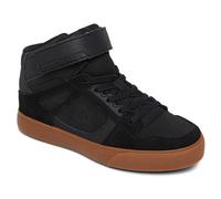 Sneaker DC SHOES "Pure High-Top EV" Gr. 6,5(38), schwarz (black, gum) Kinder Schuhe Skaterschuh Sneakerboots Schnürboots (91399251-6,5) black, gum