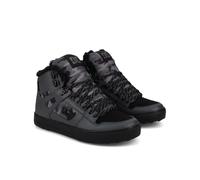 Winterboots DC SHOES "Pure High WNT", Herren, Gr. 9,5(42,5), schwarz (schwarzgrau, schwarz), Obermaterial: Leder / Futter: Textil / Außensohle: Gummi, Schuhe (97086245-9,5) schwarzgrau, schwarz