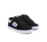 DC Shoes Sneaker Pure - 55,4% Leder, 44,6% Synthetik - Gr. 45 - Schwarz/Blau/Weiß