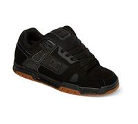 DC Shoes Stag - Leather Shoes Unisex - Lederschuhe - Männer - 42 - Schwarz