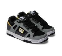 DC Shoes Herren Stag Sneaker, Grey/Yellow, 48.5 EU