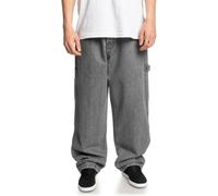 DC Shoes Worker Baggy - Carpenter Denim Pants for Men - Zimmermanns-Jeanshose - Männer - 33/34 - Grau