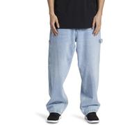 Dc Shoes Worker Baggy Carpenter Ril Jeans 36 Indigo Light