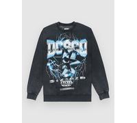 Sweatshirt DC SHOES "Skull Shock", Herren, Gr. S, schwarz, 55% Baumwolle, 25% Baumwolle, 20% Polyester, Sweatshirts (62788368-S) schwarz