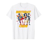 DC Super Friends Birthday Crew Female Super Heroes T-Shirt