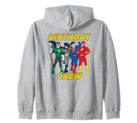 DC Super Friends Birthday Crew Super Heroes Kapuzenjacke