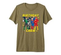 DC Super Friends Birthday Crew Super Heroes Premium T-Shirt