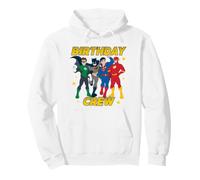 DC Super Friends Birthday Crew Super Heroes Pullover Hoodie