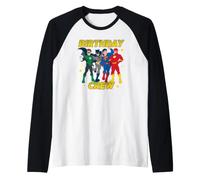 DC Super Friends Birthday Crew Super Heroes Raglan
