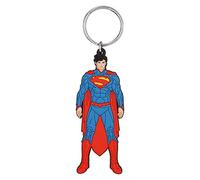 DC Comics Schlüsselanhänger Superman – Soft Touch, weiches PVC, 7,6 cm, mehrfarbig