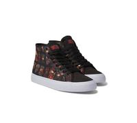 DC x Slayer - Manual Hi Black/White Print - Schuhe Schwarz EU 38