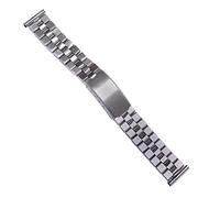 Dcasmo group Edelstahl-Uhrenarmband 18 mm für Herren Kompatibel mit Seiko Omega Tag Heuer - Armis Originale Vintage Metallarmee - Armband Strap New Old Stock 1970