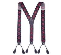 Dcfbkl Hosenträger perfekt für jeden formellen Anlass, mehrfarbiger Gürtel, Herren, frei verstellbar, für Business, Hochzeit, elegante Hosenträger für Männer und Frauen, a, One size