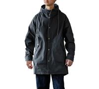 Dcincell Herren Parka mit Kapuze M51 Militär Feldjacke Mode Fischschwanz Outwear Mantel Windbreaker, GRAU, XL