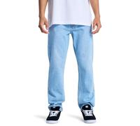 Straight-Jeans DC SHOES "Straight", Herren, Gr. 36(XL) / Länge 34(L), Länge 34, indigo light, Obermaterial: 75% Walkfrottier, 25% Walkfrottier;, Jeans Straight-Jeans (75992538-36) indigo light