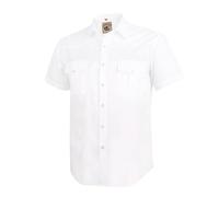 Dctop Herren Hemd Hemd Herren Kurzarm Herrenhemden Pure Kurzarmhemd Hemden Regular Fit Herrenhemd Freizeit (Weiß 5# L)